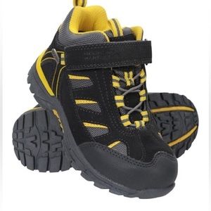 Kids Black and Yellow Shoes